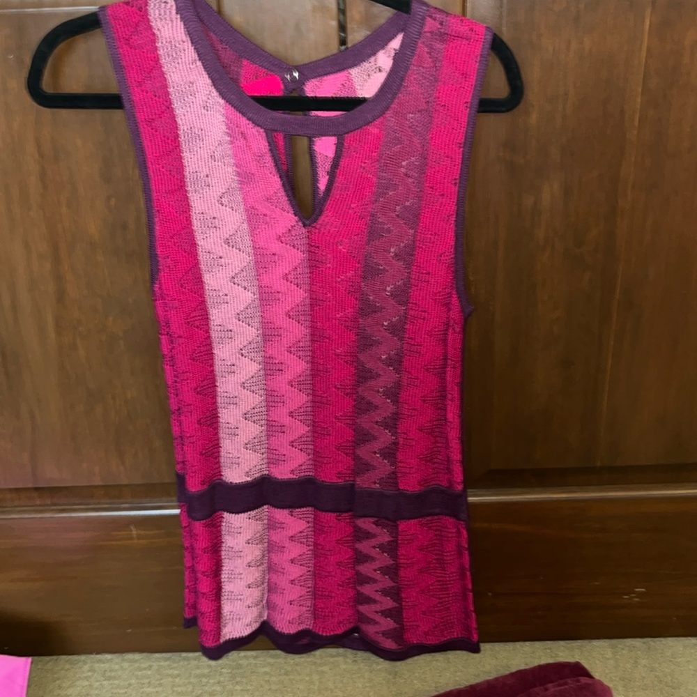 Evolution Retro/Vintage Cyrus Sleeveless Sweater Tunic Size Small